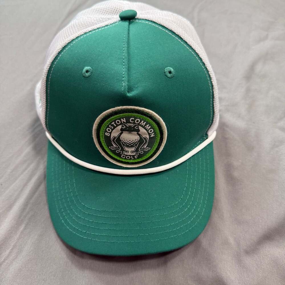 Melon Wear Boston Common Golf Rope Trucker Hat Vap Green White